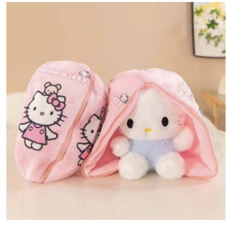 М`яка іграшка трансформер Hello Kitty