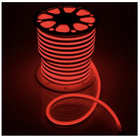 Светодиодный гибкий неон 50 м 220v AVT Тепло-белый (Р) 120Led 2835 5mm IP65 № 781