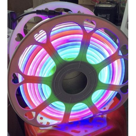 Светодиодный гибкий неон 50 м 220v AVT Тепло-белый (Р) 120Led 2835 5mm IP65 № 781