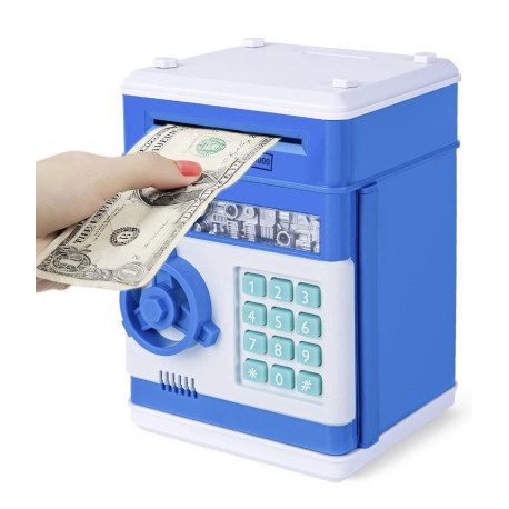 Копилка детский сейф с кодовым замком number bank