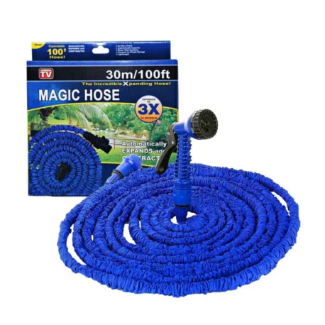 Шланг поливочный растягивающийся 30м Magic Hose 100-FT