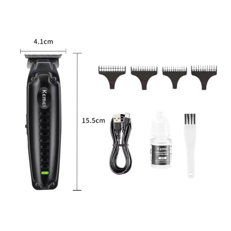 Аккумуляторная машинка для стрижки волос Kemei KM-1579 (60)