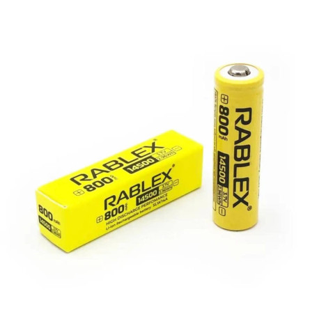 Акумулятор літій-іонний Rablex 14500 Li-lon 800 mAh, З.7V