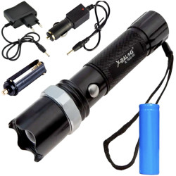 Ліхтар металевий ручний акумуляторний з Zoom X-BALOG BL-T8626 XPE