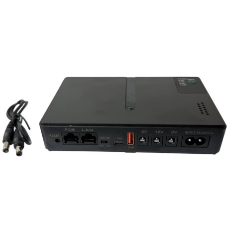 ДБЖ) UPS для Роутера DC1018P - 12V/ 9V/ 5V сьемная батарея 3 провода в комплекте( без коробки)