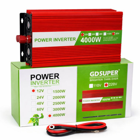 Инвертор (преобразователь напряжения) M377, 3000W, 12V - 220V PTR