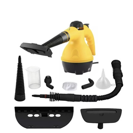 Багатофункціональний ручний відпарювач Електричний пароочиститель Steam Cleaner DF-A001 жовтий