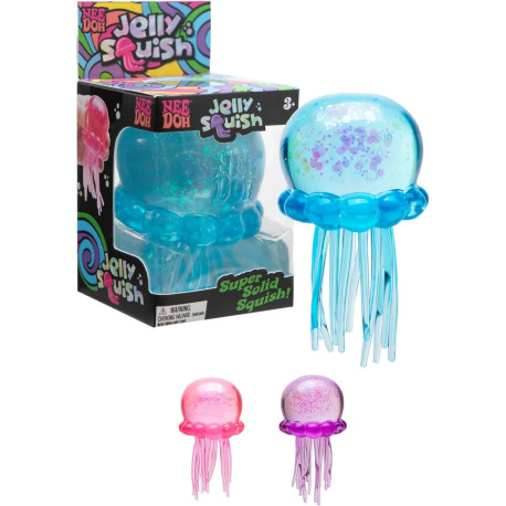 Оптом Антистресс Медуза NeeDoh Jelly Squish Glow 10см