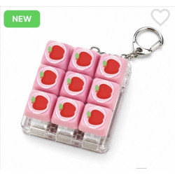 Apple Keycap Clicker Брелок-Кликер Яблоко Антистресс 9 Кнопок Механический