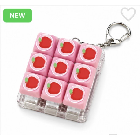 Apple Keycap Clicker Брелок-Кликер Яблоко Антистресс 9 Кнопок Механический