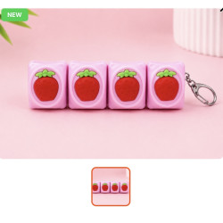 Оптом Кейкап-кликер антистресс Клубничка Strawberry Keycap Fidget Clicker брелок