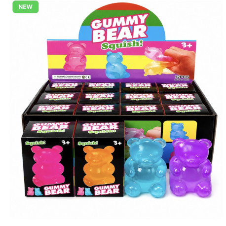 Оптом Антистресс Мишка NeeDoh Gummy Bear Squishy XXL 10×7 см