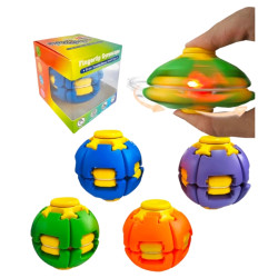 Оптом Spinning Top Press Антистрес-іграшка спінер куля-трансформер LED-підсвітка