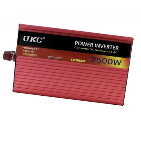 Автомобильный инвертор преобразователь напряжения UKC 12V в 220V AC / DC AR 2500W