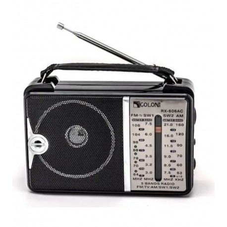 Радіо Радіоприймач від мережі і батарейок, Радіоколонка MP3 переносна