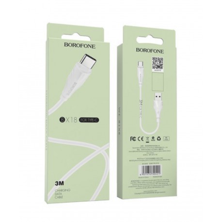 Кабель Type-C BOROFONE BX18 (L-1M) (Черный