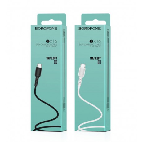 Кабель Type-C BOROFONE BX16 (Белый) (Распакованный