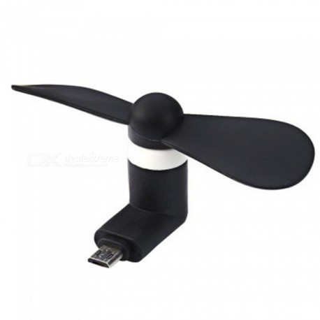 Вентилятор мини для смартфонов и планшетов 2в 1 iPad iPhone Micro-USB