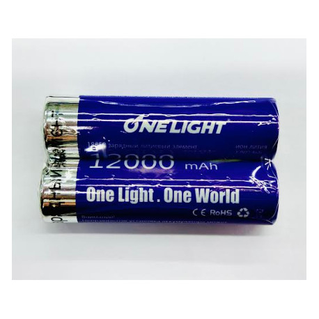 Аккумулятор LI-ON 18650мАч OneLight (12000mah/3.7V/7.4WH) Фиолетовый / ART5007 (2шт/пакет) (600шт)