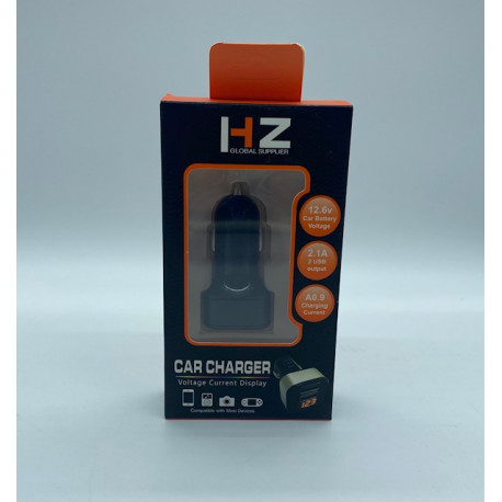 Зарядка Адаптер Car Usb HC1 9001 (Вольтметр-2.1) HZ Global Supplier (200шт)