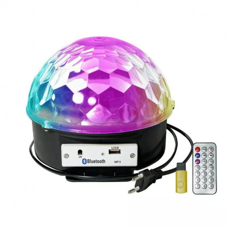 Диско шар с Блуетоотх Magic Ball с пультом (цветомузыка) / ART-0803 (30шт)