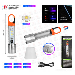 Фонарь ручной / Лампа для кемпинга X-BAIL BL-X202 A (Type-C) (160шт)