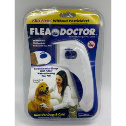 Электрическая расческа для животных Flea Doctor с функцией уничтожения блох / ART-0410 (120шт)