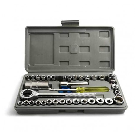 Набор инструментов хроматирование AIWA Wrench Socket 40шт. / 1060 (20шт)