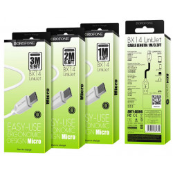 Кабель Micro BOROFONE BX14 (360шт)