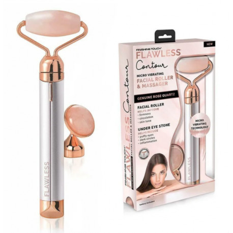 Электрический ролик массажер для лица Flawless Facial Roller Massager / ART-0273 (120шт)