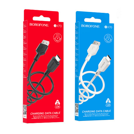Кабель Micro BOROFONE BX70 Charging Data Cable (360шт)