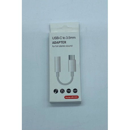 Разъем для наушников Type-C / Переходник USB Type-C AUX Mini Jack 3,5мм TC-1 (500шт)