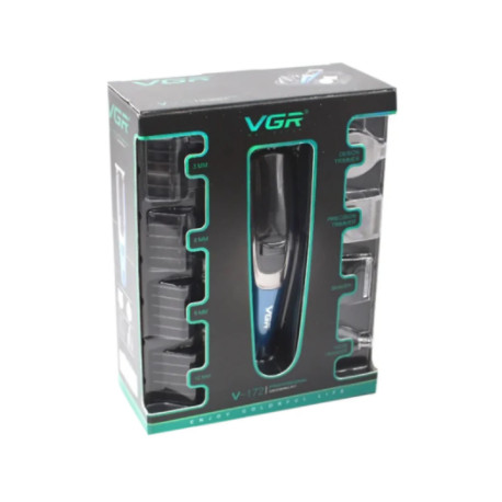 Професійна Машинка для стрижки волос и бороды VGR V172 (10в1) 5Вт (24шт)