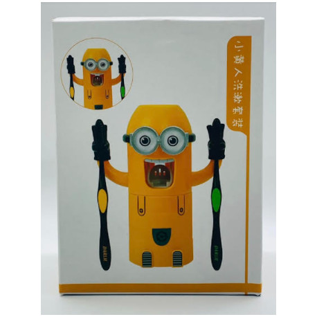 Автоматический дозатор зубной пасты. Диспенсер с держателем Миньон Minion / ART-0618 (50шт)