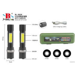 Фонарь ручной (Bailong) X-BAIL BL-9626 (USB micro charge) (240шт)