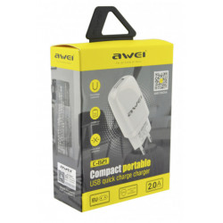 Сетевое зарядное устройство Awei C-821 (120шт)