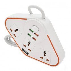 Сетевой удлинитель Anti-Static BKL-07 Power Socket (3-разъема / 4-USB / 3.4A) (56шт)