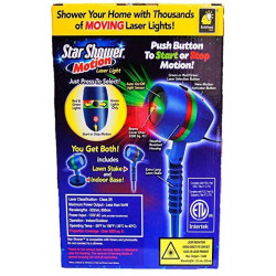 Лазерный проектор Star Shower Light Lazer Moition (HIGH QUALITY + STAND) / ART-0202 (30шт)