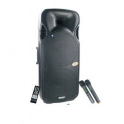 Колонка TEMEISHENG A15-15 (15"дюйм*2 + 10"дюйм*1 пищалки + 2 микрофоном + Дискотека Свет) (1шт)