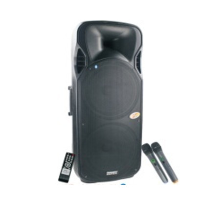 Колонка TEMEISHENG A15-15 (15"дюйм*2 + 10"дюйм*1 пищалки + 2 микрофоном + Дискотека Свет) (1шт)