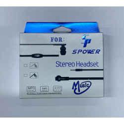 Наушники вакуум MDR Spower LIFA Модель-3 (400шт)